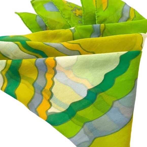 Vintage 70’s Funky Psychedelic Print Scarf - Picture 8 of 8